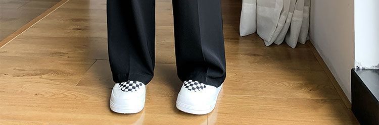 黑色西装裤女春秋新款韩版休闲直筒垂感宽松阔腿裤高腰显瘦长裤潮详情9