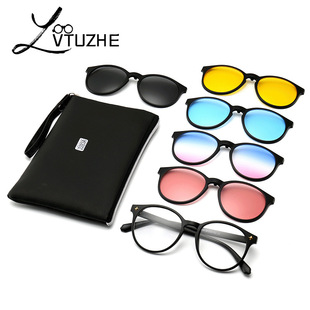 新款方形复古防蓝光眼镜男TR90大镜框近视框架商务抖音网红平光镜详情9