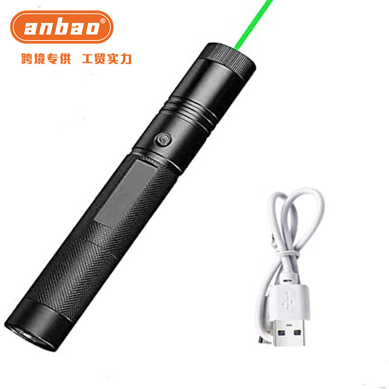 USB charging, green light starry sky laser flashlight, pet toy supplies, teaching stick, sales instructions, cross-border exclusive supply pic 2