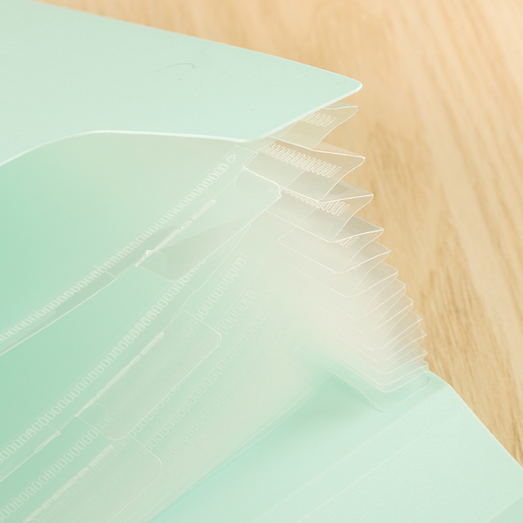 The manufacturer supplies 5-compartment organ bags, A4 student test paper and material storage clips, plastic snap file hand-held storage bags pic 14