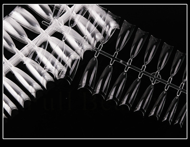 Cross-border new nail nail plate box set, thin and seamless, 240 pieces T-shaped ballet type false nail extension plates pic 24