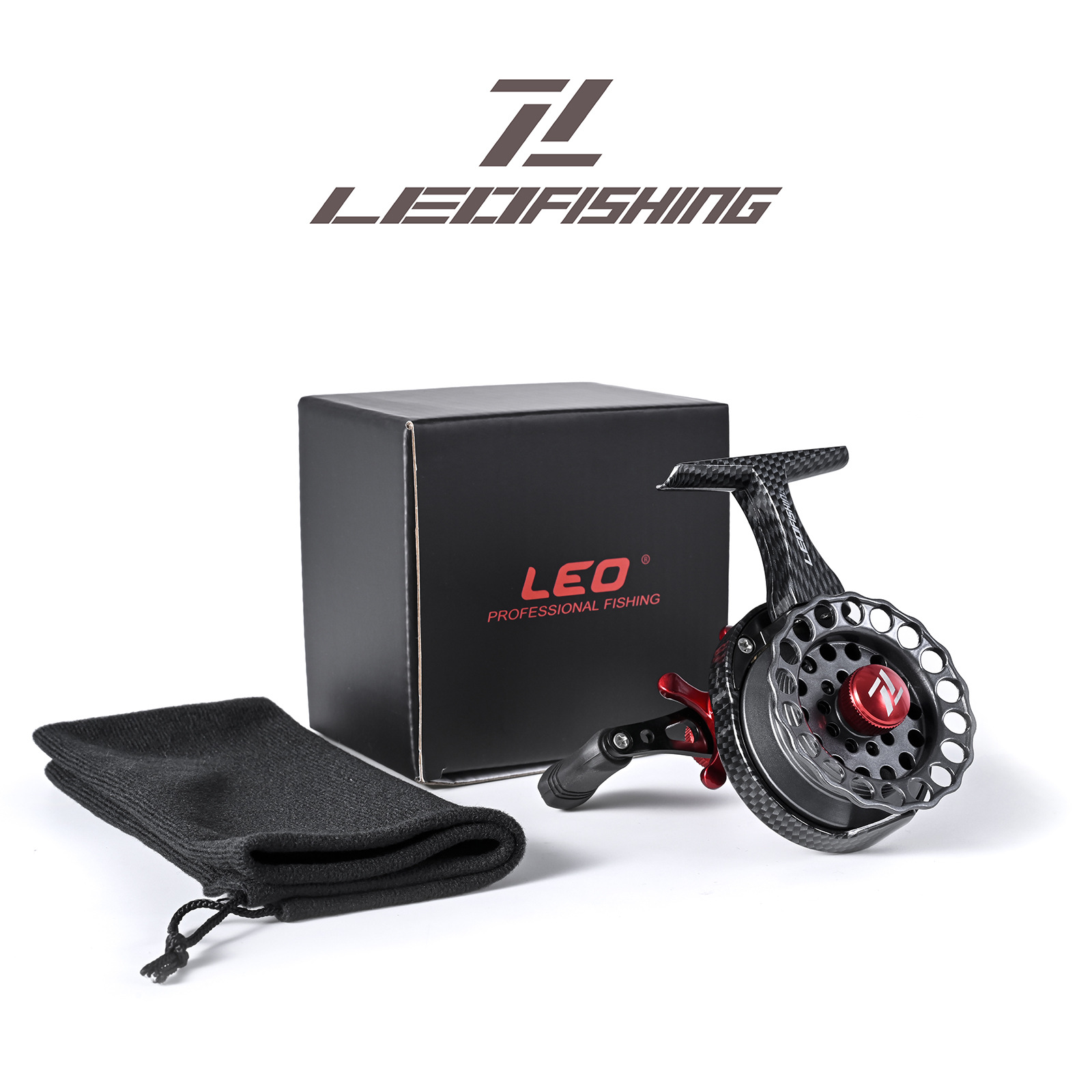 Carbon texture front wheel ice fishing, angling, fishing wheel, fish wheel pic 11