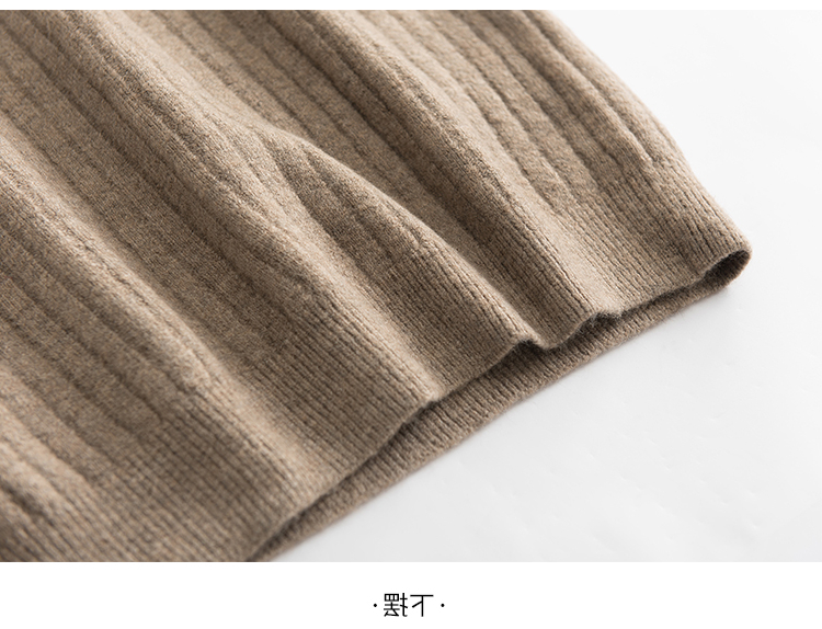 卫衣裙女秋冬连帽加厚长款毛衣裙过膝大衣内搭打底针织连衣裙宽松详情8