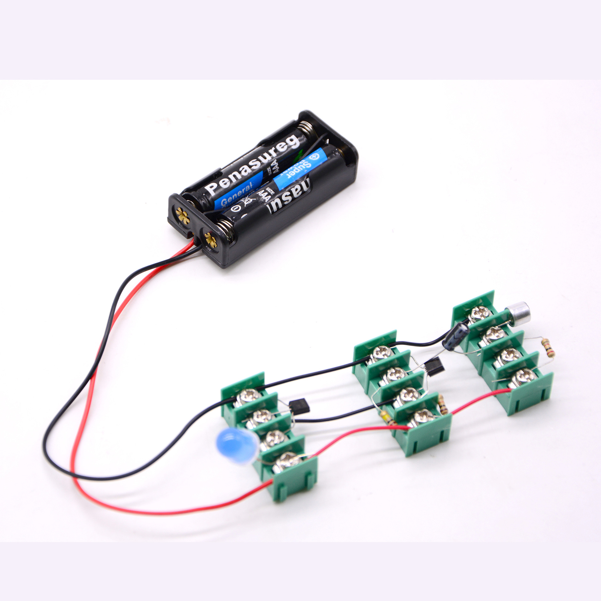 DIY voice-controlled rhythm light STEM laboratory science and technology small creations and inventions Circuit link teaching AIDS pic 7