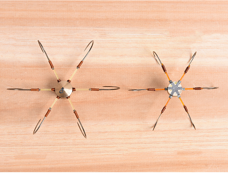 Hexagonal anchor hook, high-carbon steel fishhook, wool hook, crab hook pic 10