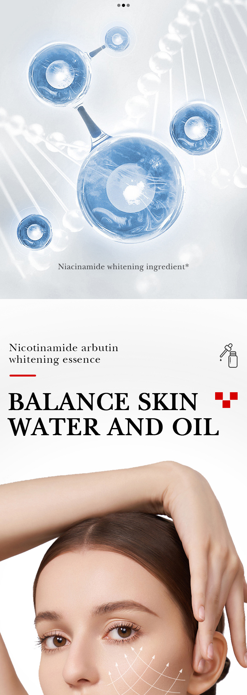 SADOER nicotinamide arbutin brightening skin tone cross-border trade pic 4