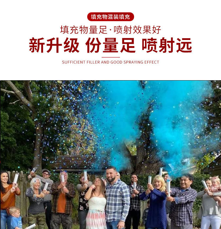 Hand-cranked laser firework for opening ceremony cross-border special 30CM new birthday party colorful square rotating cannon pic 7