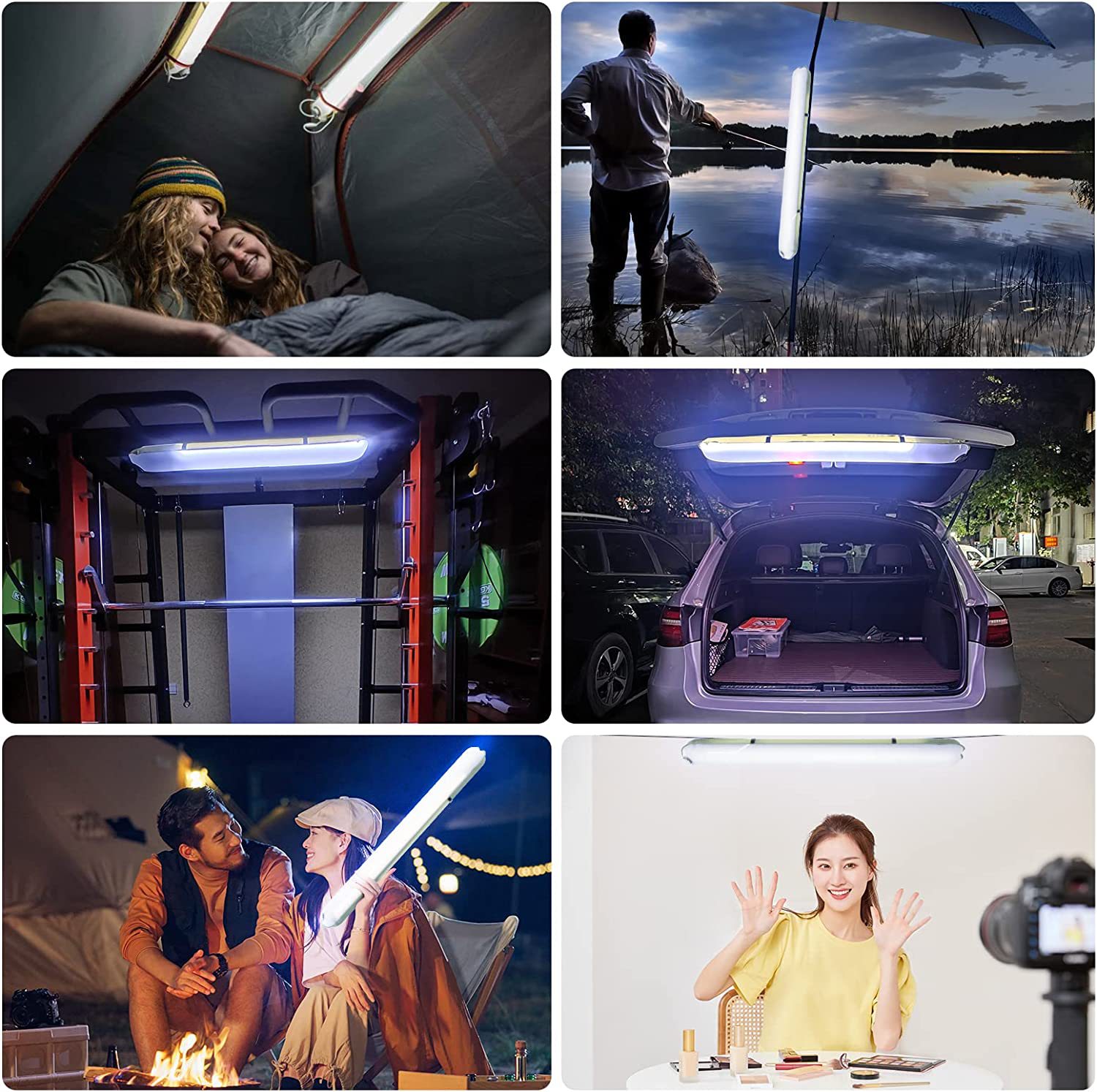 ZTARX patented outdoor folding inflatable camping lamp, solar inflatable lamp, waterproof magnetic suction column, supplementary light rod lamp pic 23