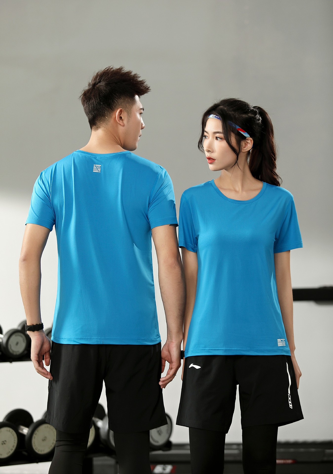 冰丝速干衣T恤定印制logo工作服短袖圆领运动户外跑步文化广告衫详情24