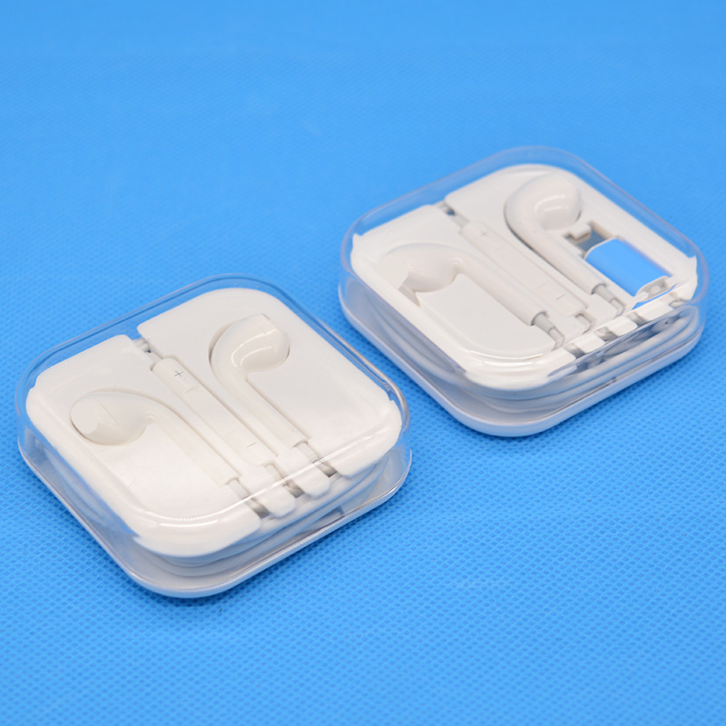 适用苹果有线耳机 typec耳机入耳式有线扁头圆头线控耳机原厂批发详情4