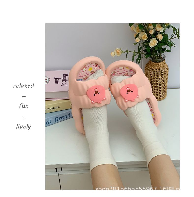 可爱小海狸2024新款花瓣拖鞋女夏外穿ins家居防滑室内凉 拖 浪漫详情8