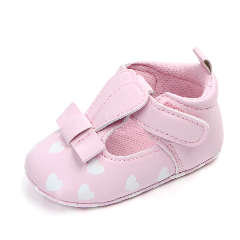 Spring and Autumn New Three-dimensional Ear baby Girl cute walking Shoes Heart-shaped flat Velcro single shoes wholesale 0943 pic 9
