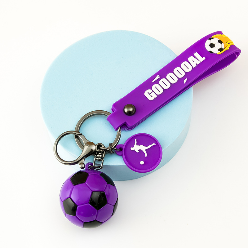 创意足球钥匙扣仿真迷你篮球挂件PVC软胶纪念品挂饰活动礼品批发详情26