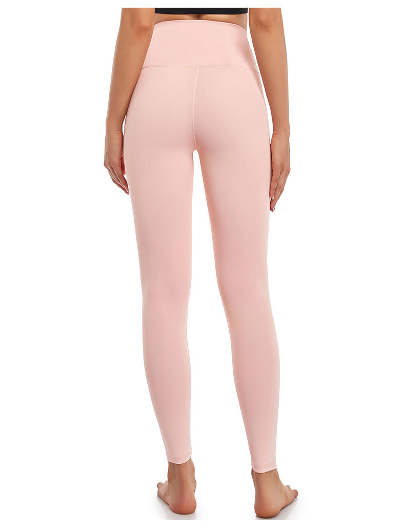 Wholesale of large-sized yoga wear, high-waisted, hip-lifting, nude running sports pants, tight pants, dance yoga pants, fitness pants for women pic 23