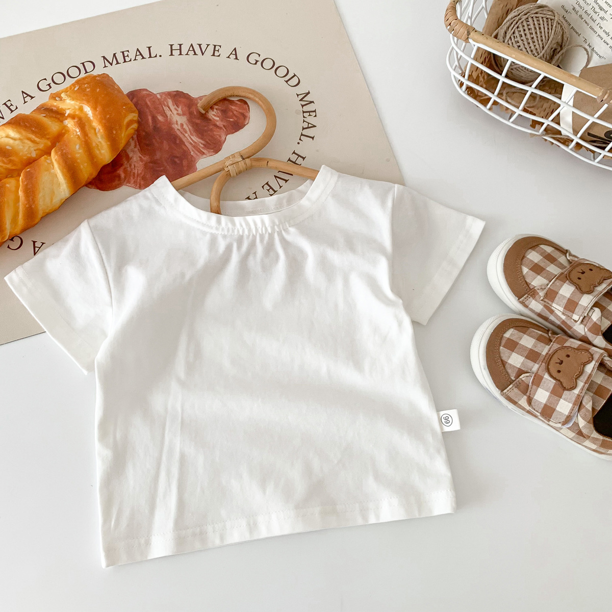 夏季韩国婴儿宝宝牛仔小熊背带哈衣男女小孩童装包屁衣洋气爬爬服详情16