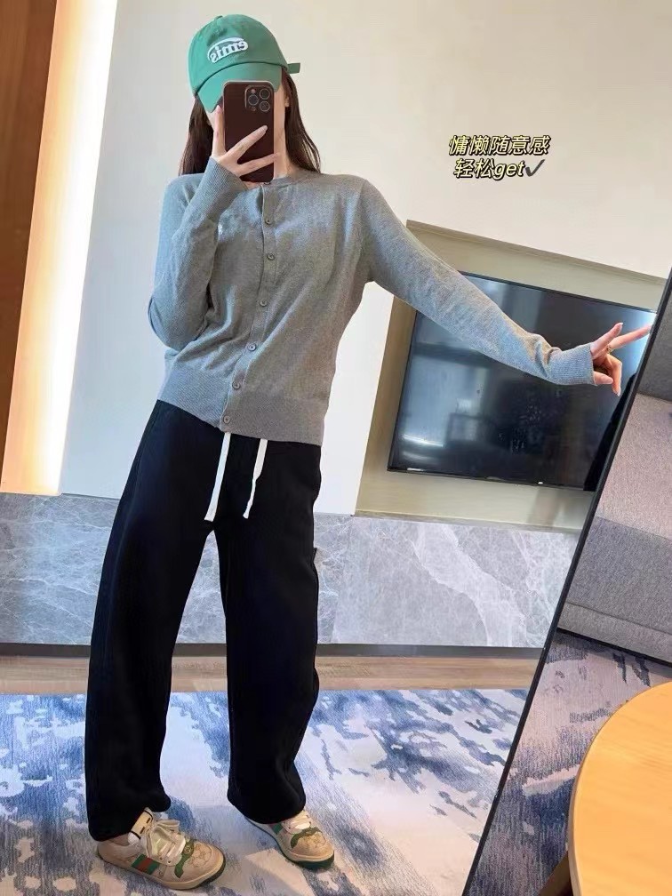 女装韩系高品质加厚高腰镰刀裤 显瘦百搭山本阔腿香蕉裤 代发详情6