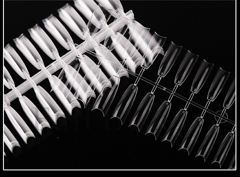 Cross-border new nail nail plate box set, thin and seamless, 240 pieces T-shaped ballet type false nail extension plates pic 31