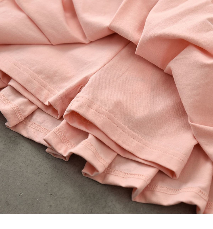 Niñas nuevo estilo versátil falda plisada pantalones vestido de verano para niños con pantalones de seguridad estilo fino falda de medio tamaño para niños pic 15