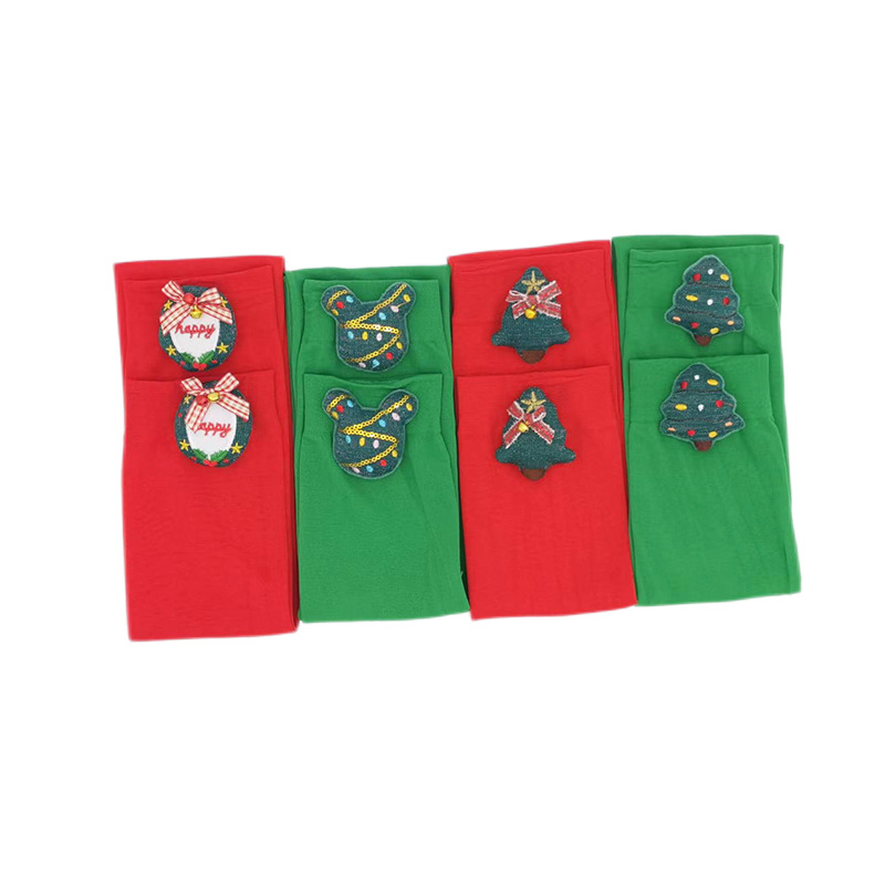 Suministro de fábrica calcetines de navidad ropa de fiesta accesorios calcetines de navidad sobre la rodilla medias de arco pic 20