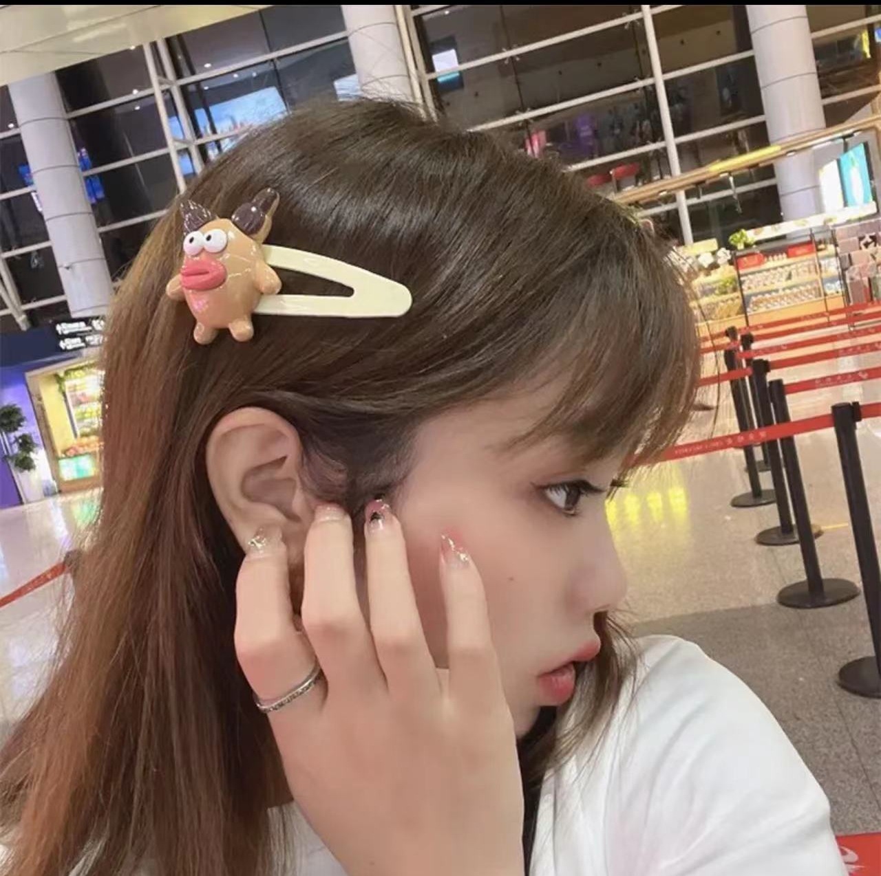 多巴胺发夹发饰刘海边夹碎发夹搞怪丑娃发夹香肠嘴可爱女发卡头饰详情21