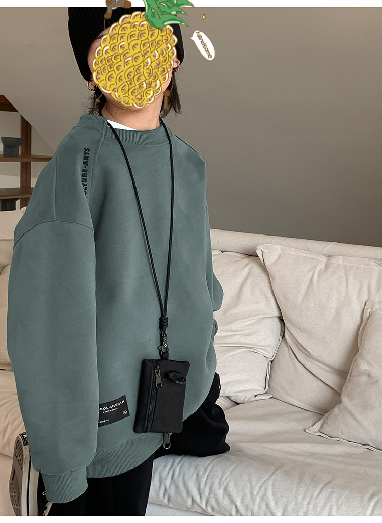 童装2024新款卫衣儿童卫衣男童时髦潮打底衫韩版宝宝上衣男孩宽松详情7