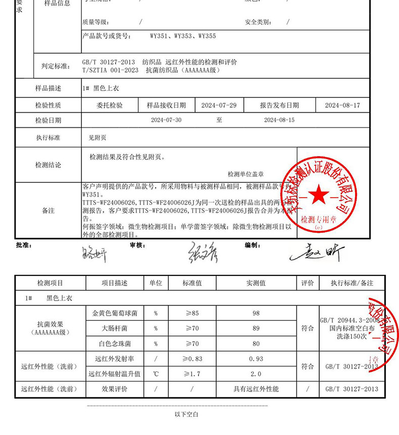 双面奥粒绒圆领卫衣男秋季新款7A抗菌远红外发热男装男士休闲宽松详情28