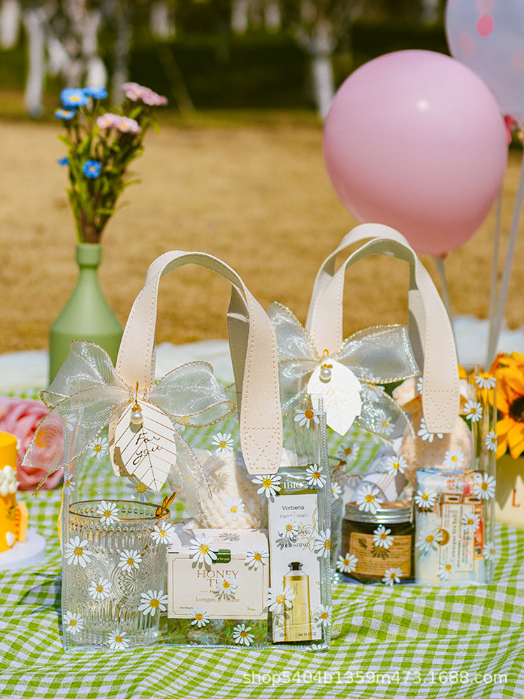 礼品袋pvc手提袋礼定生日结婚喜糖伴手礼袋子透明礼品袋礼物袋详情6