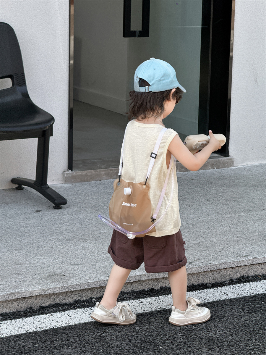 宝宝短袖夏装薄款男童夏款韩版童装2024夏季儿童拉架印花背心详情24