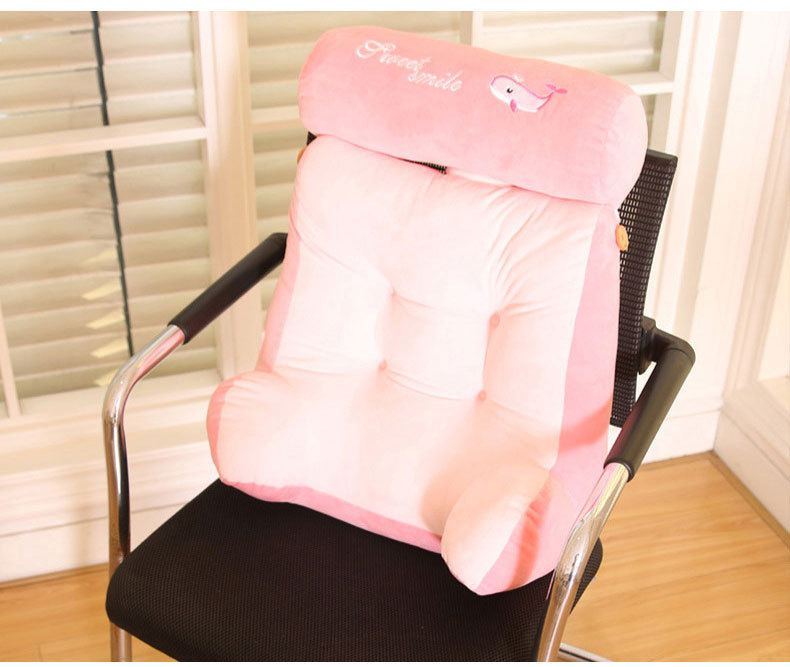 Customized memory foam car lumbar support, cotton-filled PP cotton lumbar support pillow for car beds, and corporate gift customization pic 9