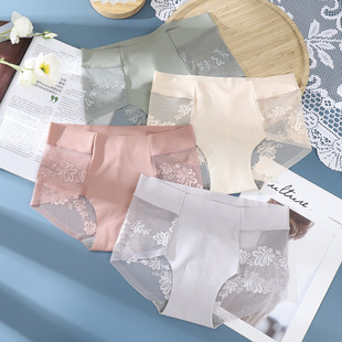 【90-160斤】加大码防走光打底裤女波浪边收腹冰丝三分无痕安全裤详情8