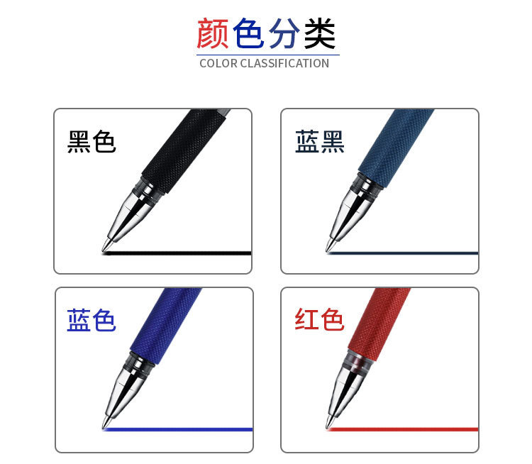 Factory direct supply of Black Pearl M21 business gel pen, signature pen, 0.5 bullet point water-based pen, black office supplies pic 6