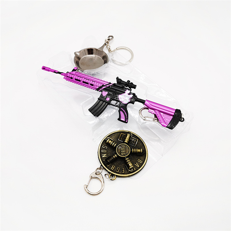 17CM锌合金电镀组合枪挂饰 可定制金属工艺摆件款式多样厂家直发详情12