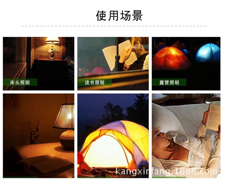 太阳能LED夹书灯学生台灯USB充电阅读灯 学生台灯USB充电阅读灯详情20