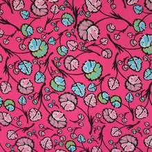 色丁印花彩色格子布印花发泡印花面料发泡pvc涂层详情2