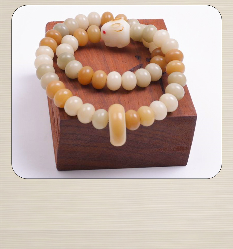 酒红菩提根配醒狮跑环墨绿色菩提子散珠称斤景区寺庙热销款详情9