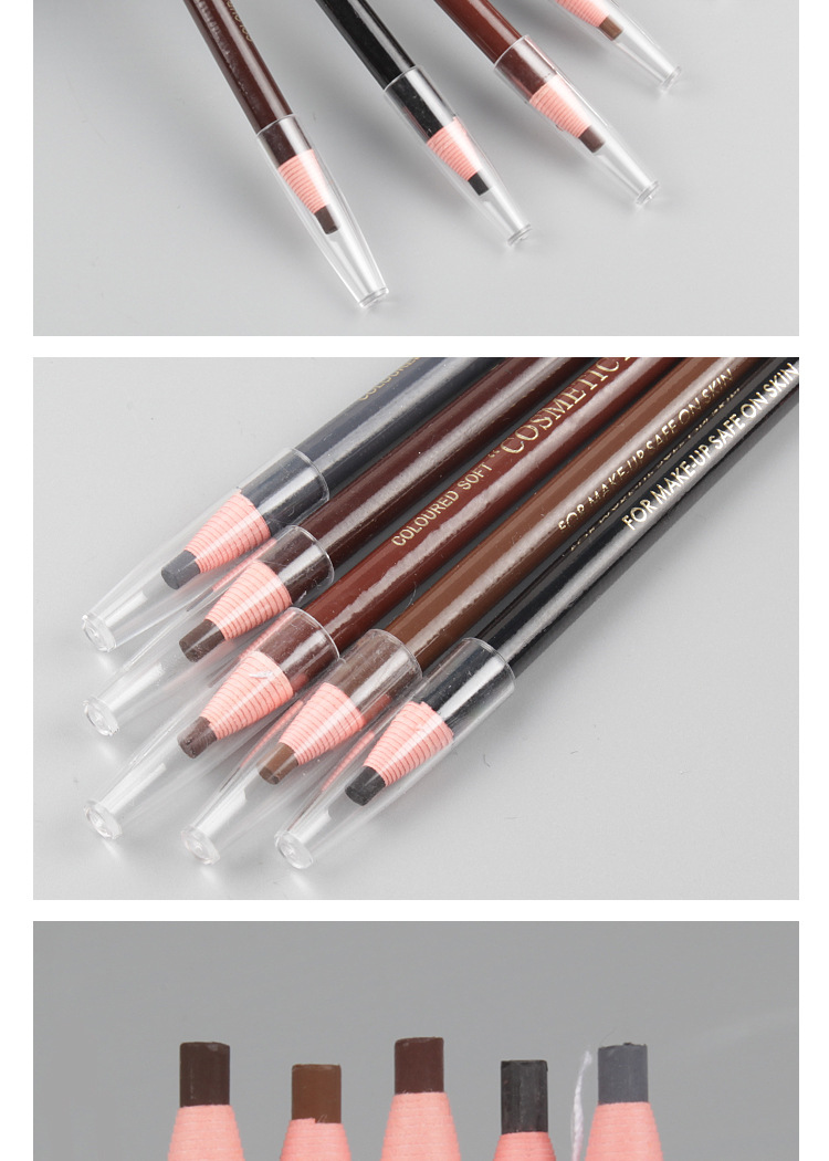 1818拉线眉笔卷纸软质拉线眉笔 防水不晕染拉线眉笔 彩妆详情9