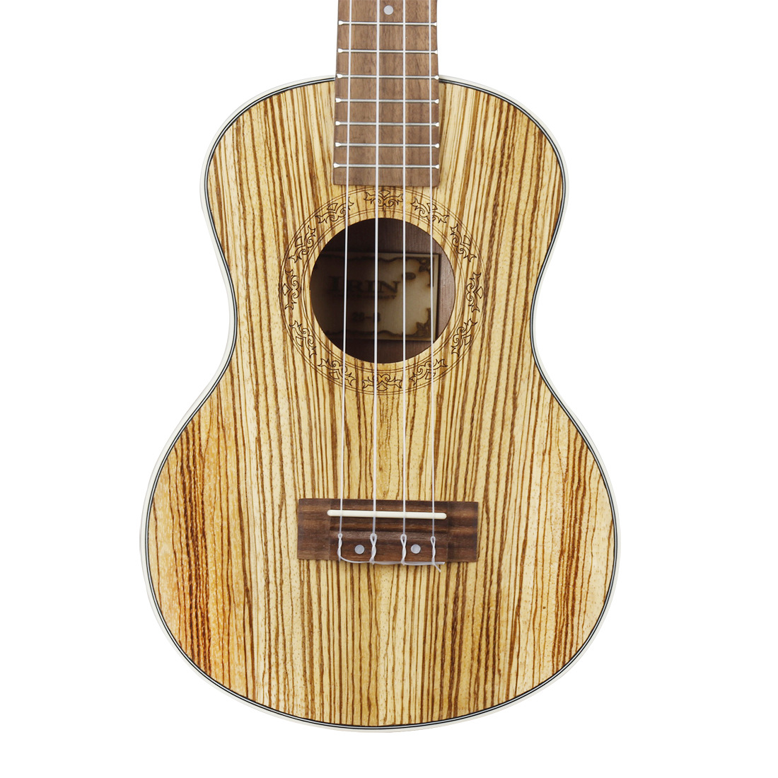 IRIN zebra wood Ukulele, ukulele, Hawaiian 4-string small guitar pic 17