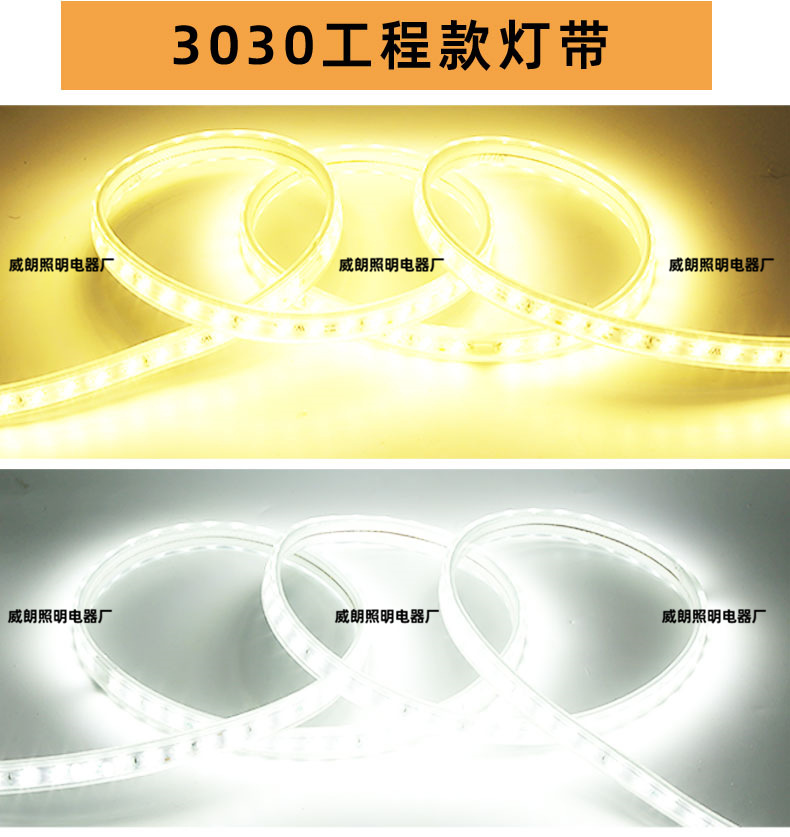 Высокое давление 5050/rgb2835 неоновая водонепроницаемая 220v мягкая силиконовая лампа с оптовой внешней полосой 5730 pic 26