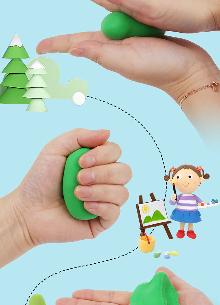 超轻粘土24色工具套装橡皮泥彩泥36色黏土幼儿园diy玩具厂家批发详情3