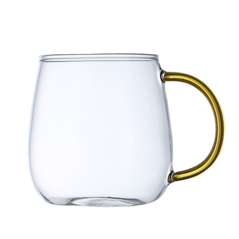 单层玻璃彩把杯 泡茶杯套装高硼硅玻璃喝水杯啤酒果汁玻璃杯详情7