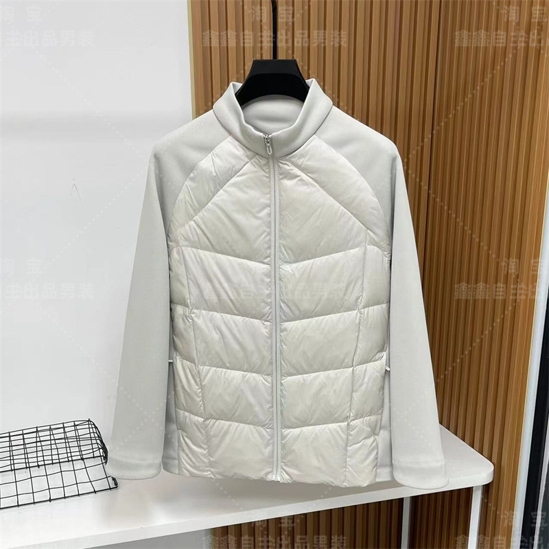 迪家张译同款90白鸭绒立领男士羽绒服运动休闲轻薄款羽绒外套男详情12