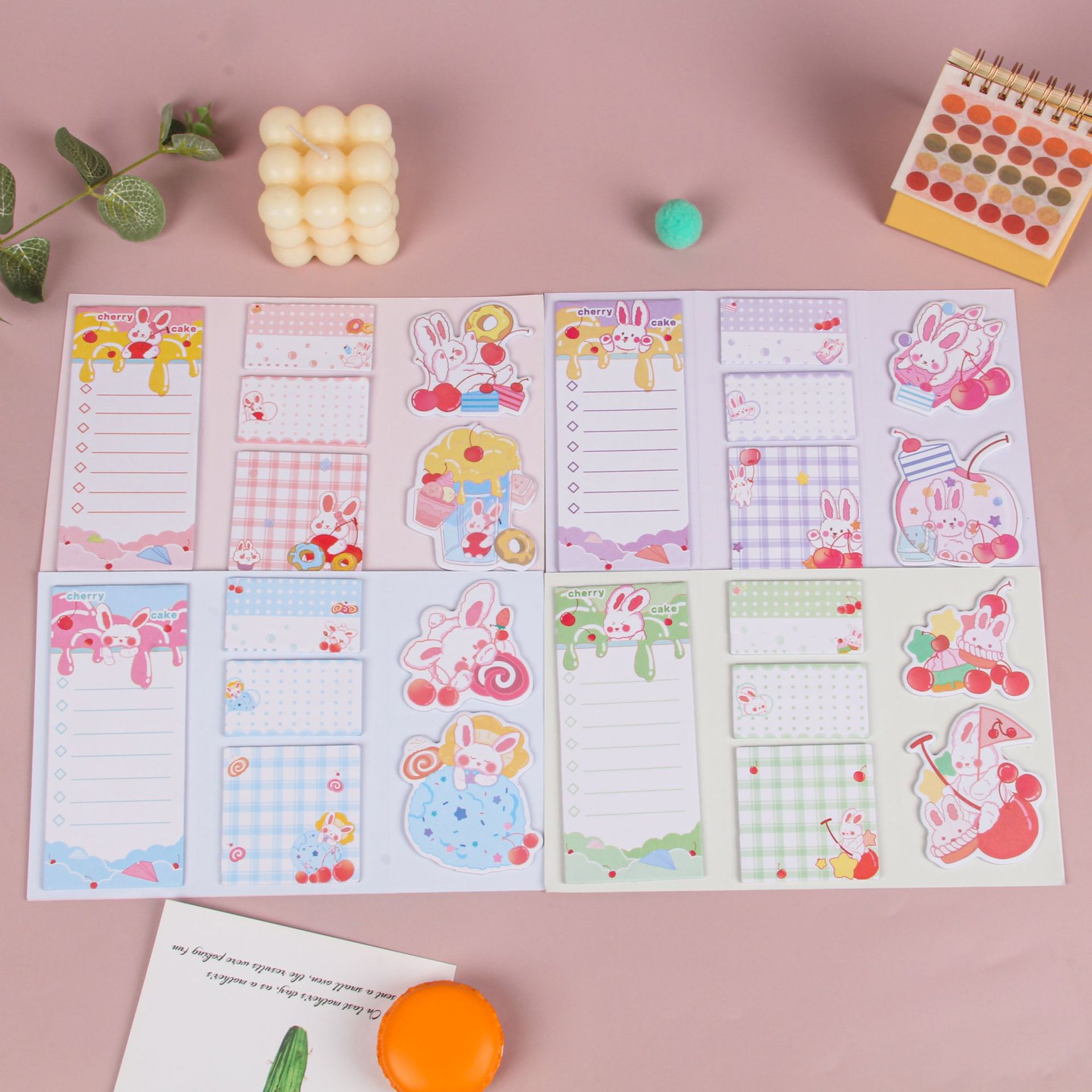 New type of sticky notes for students, fresh page index stickers, cartoon and cute basic marking paper, wholesale of sticky notes pic 3