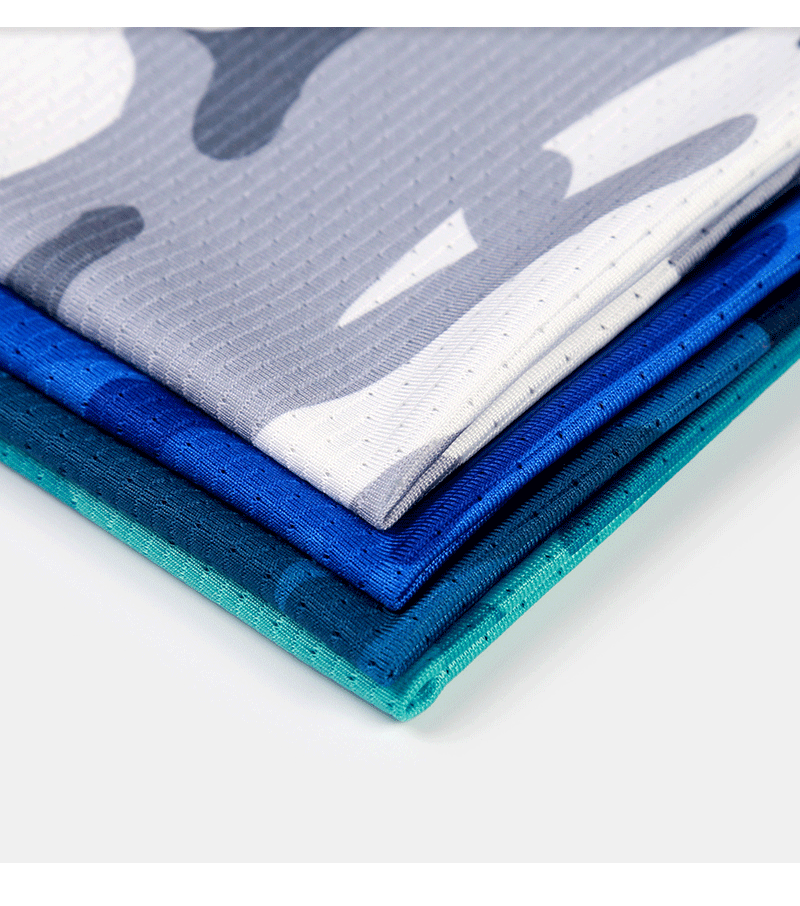 In stock: moisture-wicking and sweat-absorbing T-shirt fabric, camouflage mesh fabric, knitted fabric, quick-drying breathable casual wear fabric pic 4