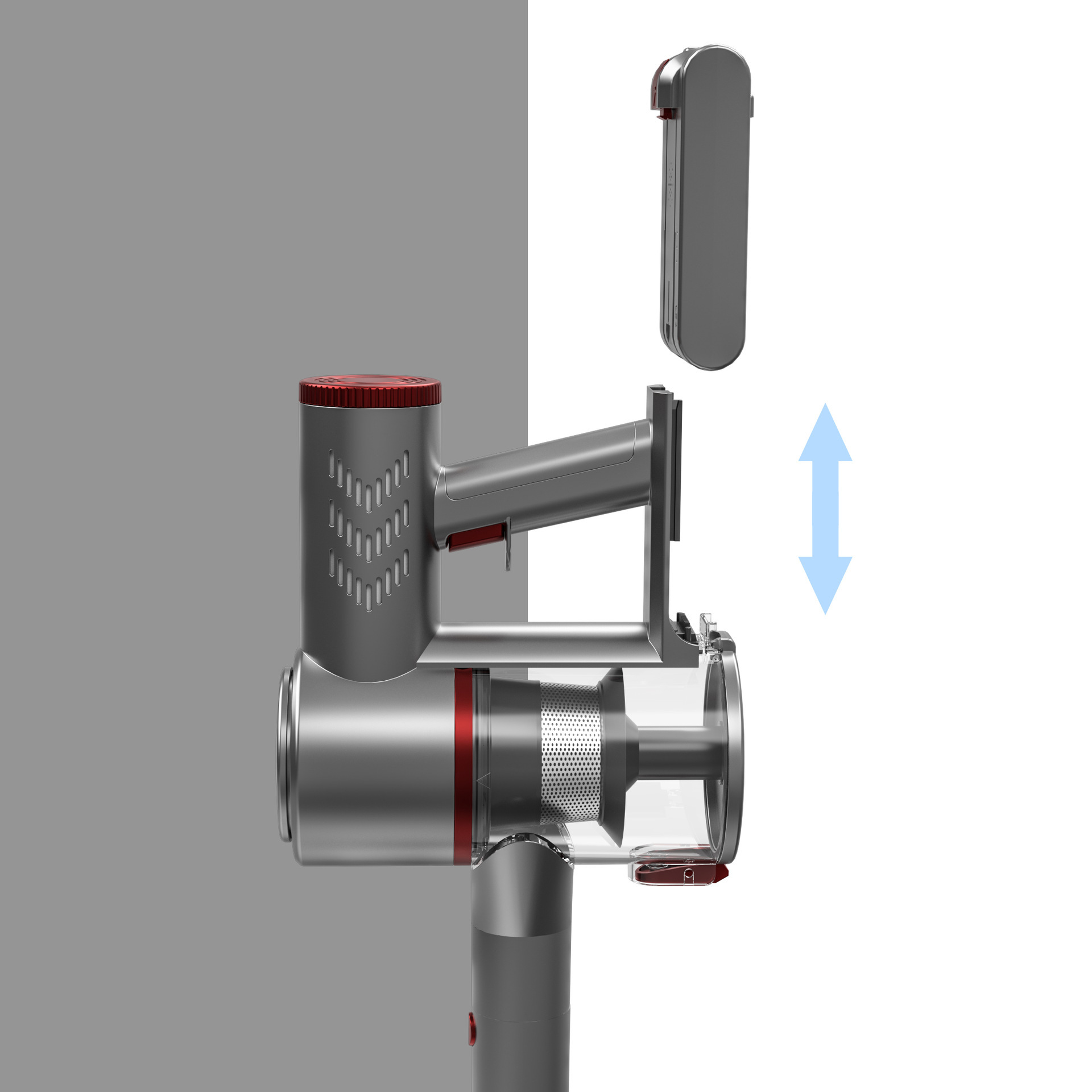 Wireless floor scrubber, small household appliances, smart sweeping, self-pushing vacuum cleaning, mopping and self-cleaning all-in-one machine pic 4