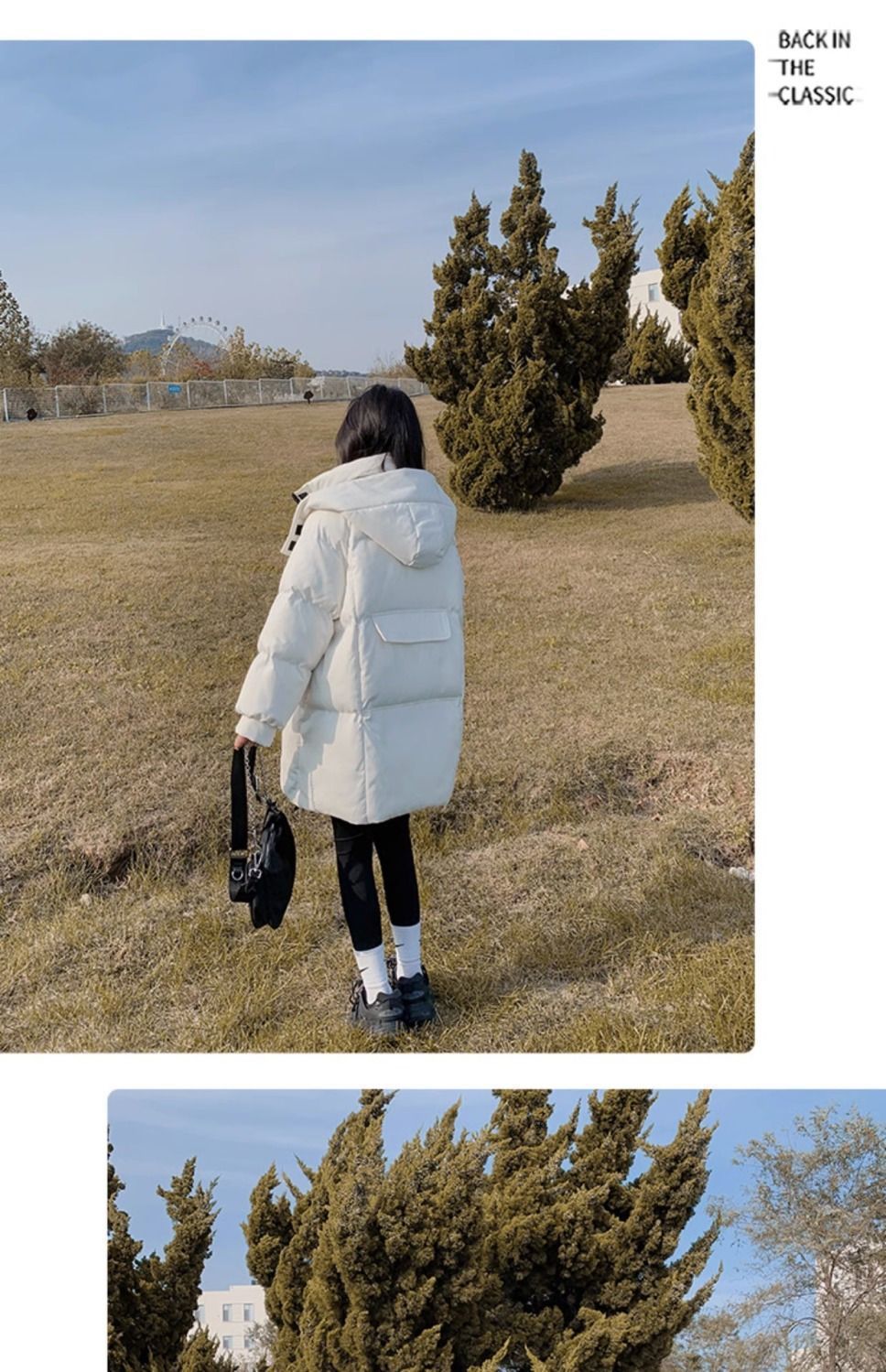 Bestseller hooded wine red down cotton-padded jacket for women, 2023 winter new thickened bread jacket, cotton-padded jacket, mid-length style pic 41