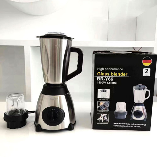 家用不锈钢破壁机二合一料理机搅拌研磨机Blender Double cup详情1