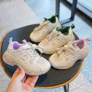 2022秋季男童鞋时尚潮流新款板鞋女童百搭软底运动鞋春夏小白鞋子详情13