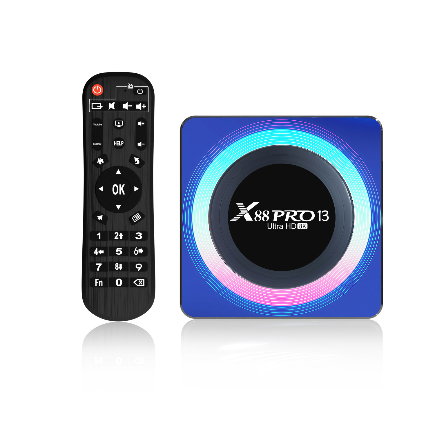 X88 PRO13 机顶盒 Android13.0 RK3528 WIFI6 蓝牙高清网络机顶盒详情1