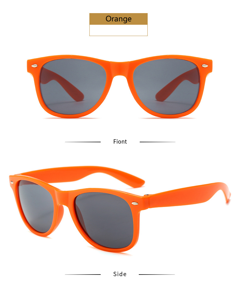 FDA cross-border rice nail sunglasses, customizable Logo promotional gift glasses, street style rainbow party sunglasses for both men and women pic 16