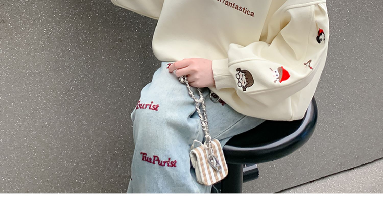 女童卫衣2025春季新款儿童韩版洋气纯色上衣中大童春装长袖套头衫详情7